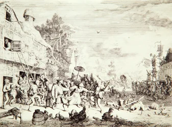 La foire du village, 1685